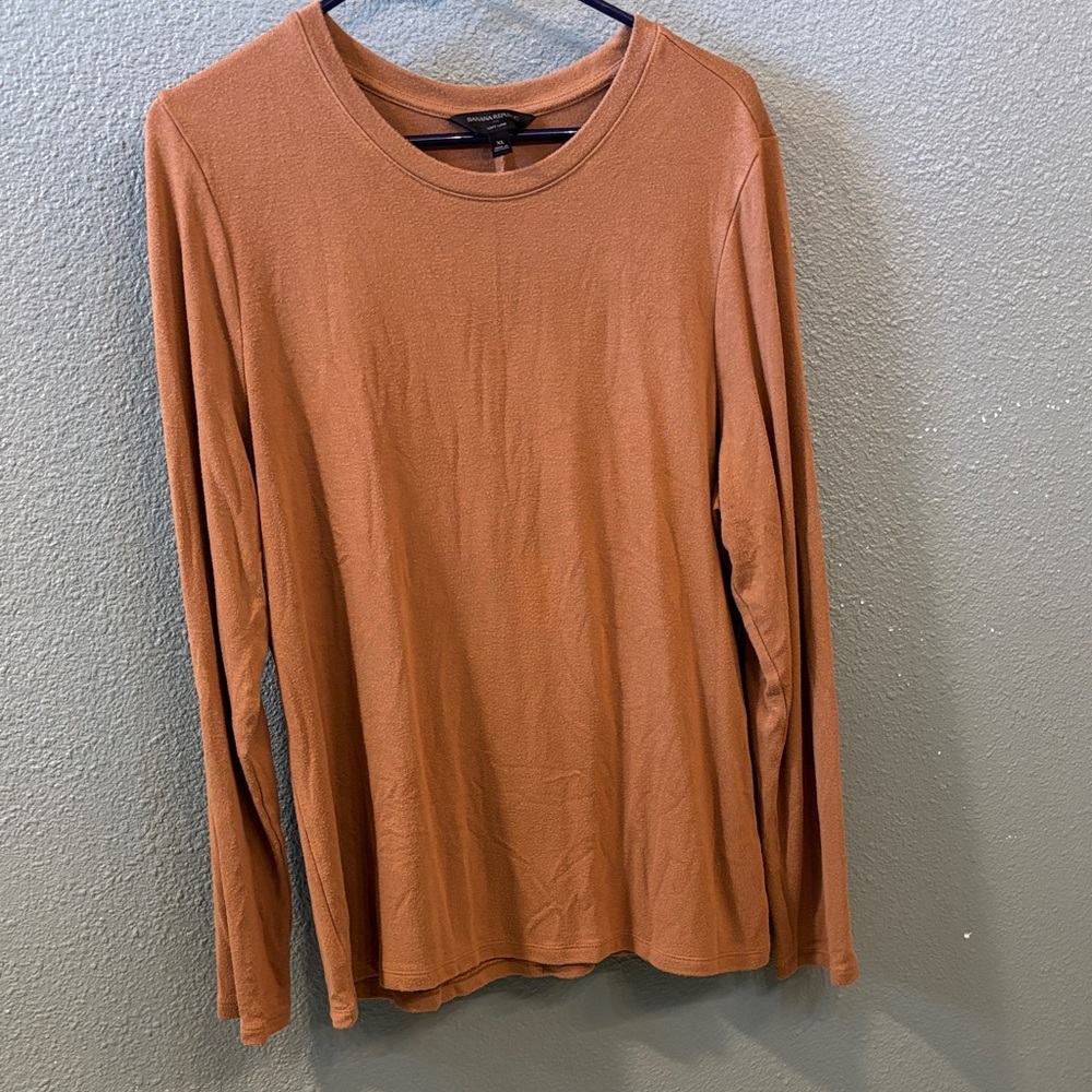Banana Republic Camel colored Long Sleeve Top